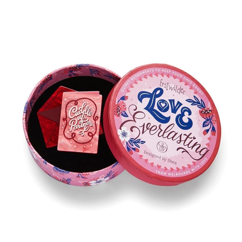 Erstwilder Red Brooch - Love Everlasting Cuddle Up Partner Brooch